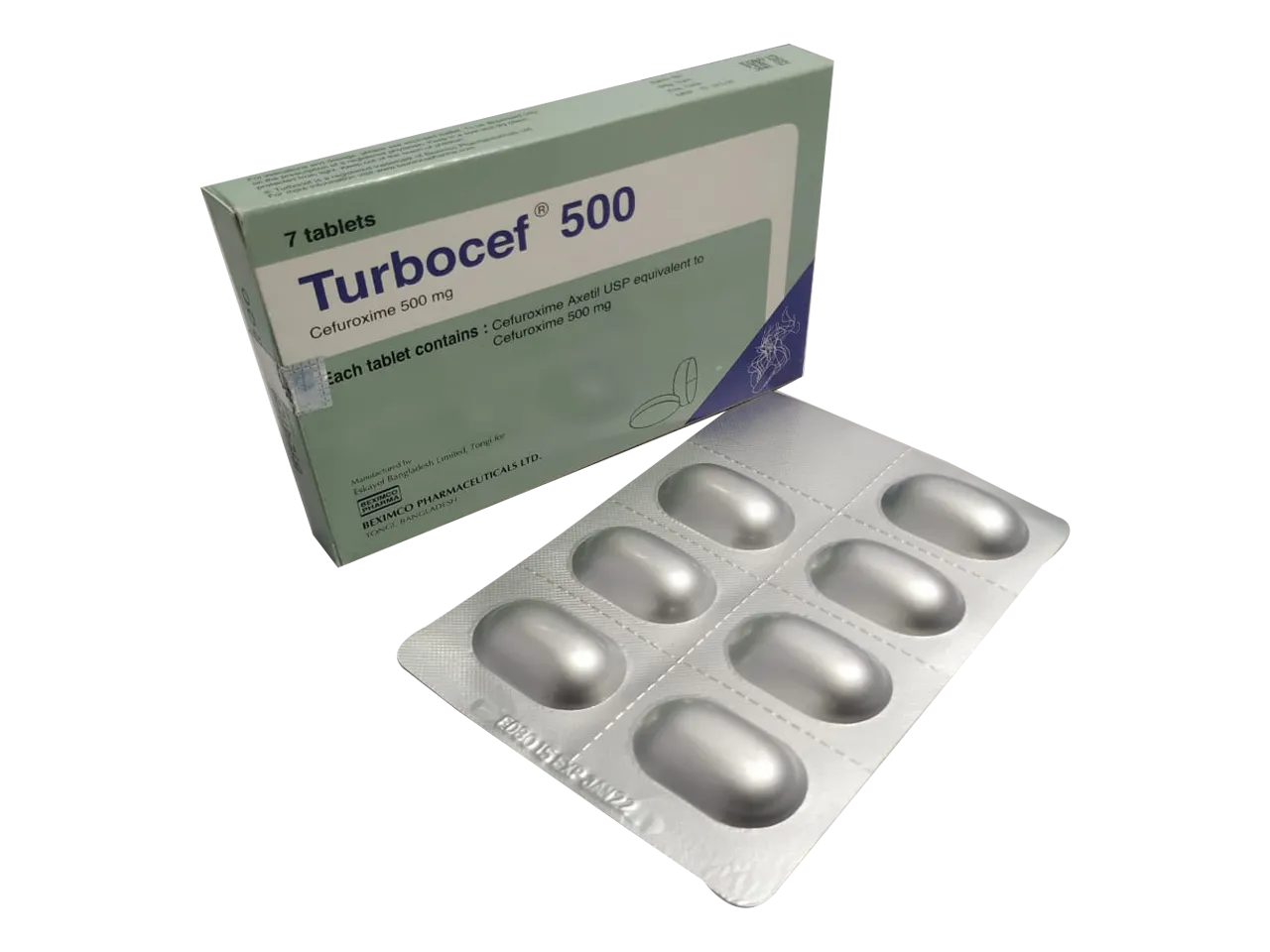 Tab. Turbocef 500 mg